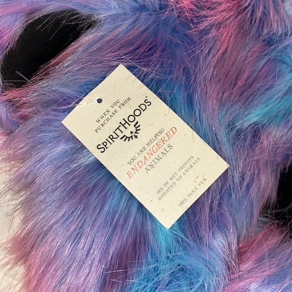 COTTON CANDY BEAR CLASSIC FAUX FUR COAT - Picture 4 of 6